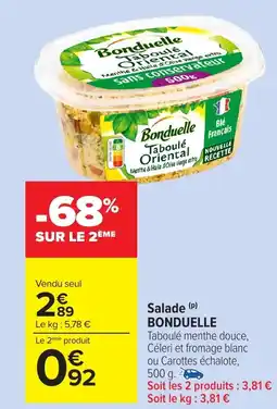 Carrefour Market BONDUELLE Salade offre