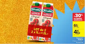 Carrefour Market ALVALLE Gazpacho offre