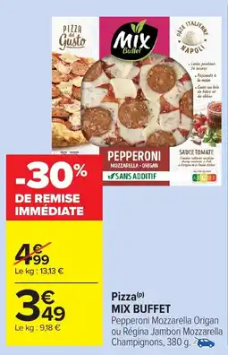 Carrefour Market MIX BUFFET Pizza offre
