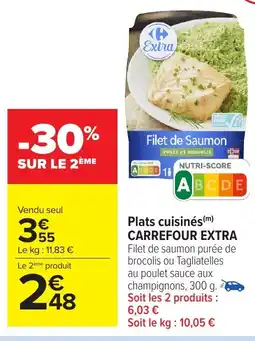 Carrefour Market CARREFOUR EXTRA Plats cuisinés offre