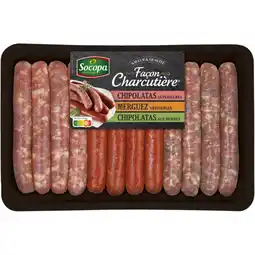 Carrefour Market Assortiment de 12 saucisses façon charcutière SOCOPA offre