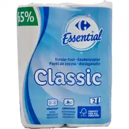Carrefour Market CARREFOUR ESSENTIAL Essuie-tout offre