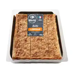 Carrefour 30 toasts quiche Lorraine CARREFOUR Le Marché offre
