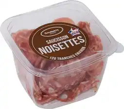 Carrefour Saucissons secs aux noisettes offre