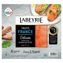 Carrefour LABEYRIE SUR TOUS LES SAUMONS ET TRUITES FUMÉES offre