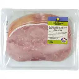 Carrefour Jambon cuit supérieur avec couenne FILIÈRE QUALITÉ CARREFOUR offre