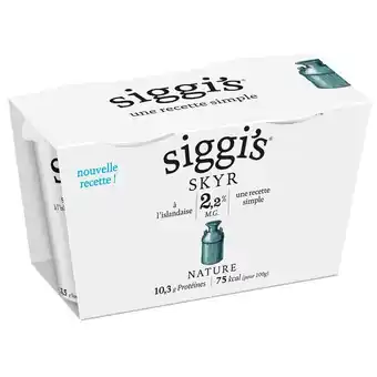 Carrefour SIGGI'S Skyr offre