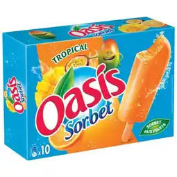 Carrefour OASIS Bâtonnets sorbet glacés offre