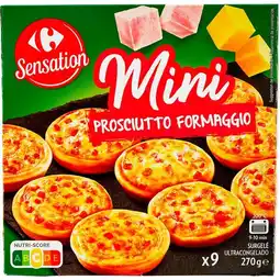 Carrefour CARREFOUR SENSATION Mini pizzas surgelées offre