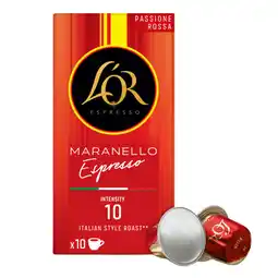 Carrefour L'OR ESPRESSO SUR TOUTES LES CAPSULES X10 offre