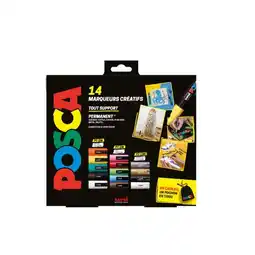 Carrefour POSCA 14 marqueurs de peinture offre