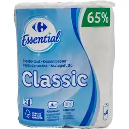 Carrefour CARREFOUR ESSENTIAL Essuie-tout offre
