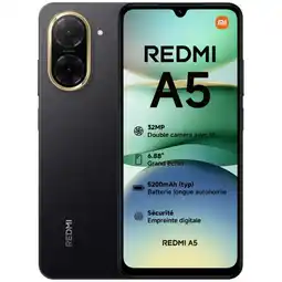 Carrefour XIAOMI Smartphone Redmi A5 128 Go offre