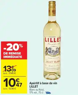 Carrefour Market LILLET Apéritif à base de vin offre