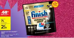 Carrefour Market FINISH Capsules pour lave-vaisselle offre