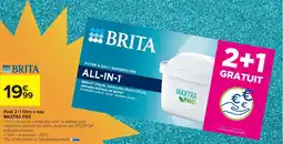 Carrefour Market BRITA Pack 2+1 filtre à eau maxtra pro offre