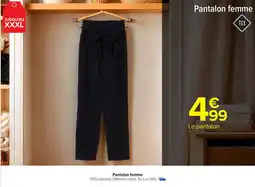 Carrefour Market Pantalon femme offre