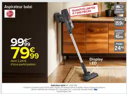 Carrefour Market Aspirateur balai offre