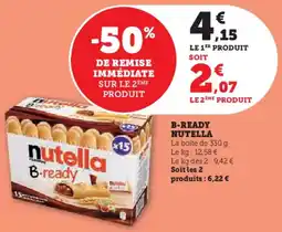 Hyper U NUTELLA B-ready offre