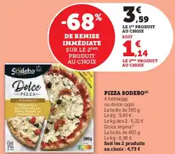 Hyper U SODEBO Pizza offre