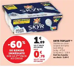Hyper U SKYR Yoplait offre