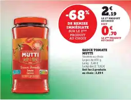 MUTTI Sauce tomate