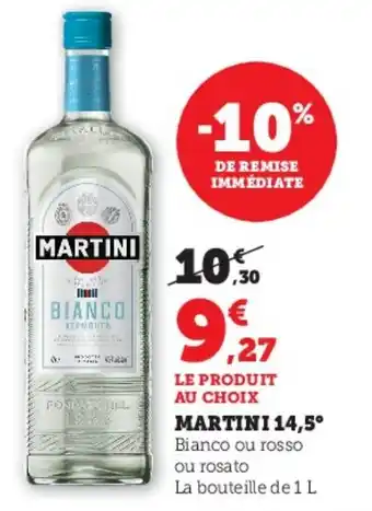 Hyper U MARTINI 14,5° offre