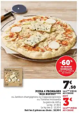 Hyper U MIX BUFFET Pizza 4 fromages offre