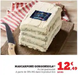 Hyper U Mascarpone gorgonzola offre