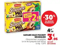 Hyper U BROSSARD Savane max pocket offre