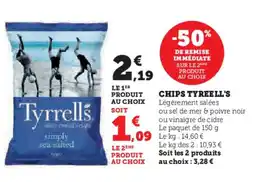 Hyper U TYREELL'S Chips offre
