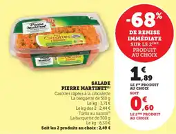 Hyper U PIERRE MARTINET Salade offre