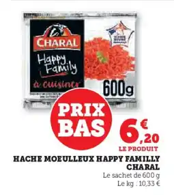 Hyper U CHARAL Hache moeulleux happy familly offre