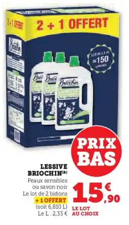 Hyper U BRIOCHIN Lessive offre