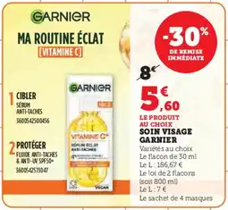 Hyper U GARNIER Soin visage offre