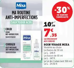 Hyper U MIXA Soin visage offre