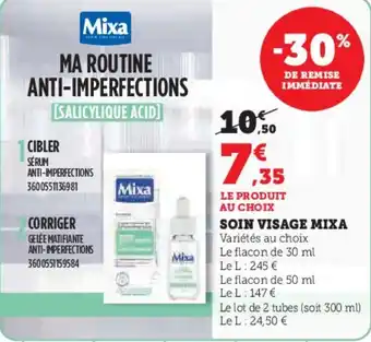 Hyper U MIXA Soin visage offre