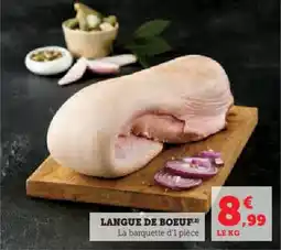 Hyper U Langue de boeuf offre
