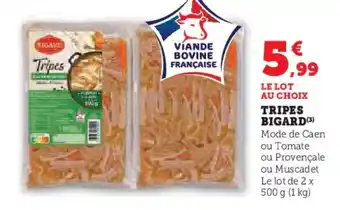 Hyper U BIGARD Tripes offre