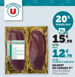 Hyper U U Magret de canard offre