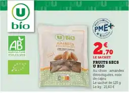 Hyper U U BIO Fruits secs offre