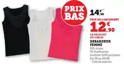 Hyper U Debardeur femme offre