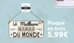 Centrakor Plaque en bois offre
