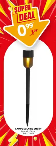 Trafic Lampe solaire smoky dim. 4,7 x 34 cm. offre