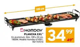 Trafic HOMDAY Plancha xxl" offre