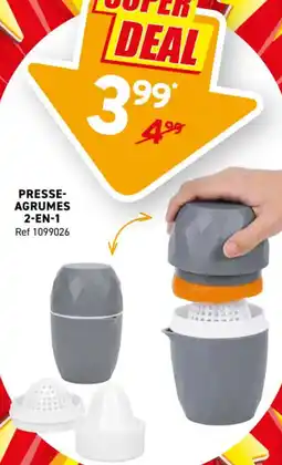 Trafic Presse- agrumes 2-en-1 offre