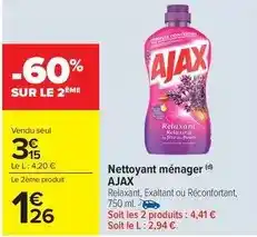 Carrefour Drive Pyjama femme offre