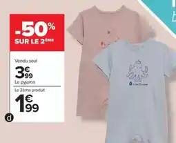 Carrefour Drive Pyjama femme offre