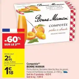 Carrefour Drive Bonne maman - compotée offre