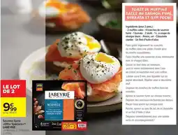 Carrefour Drive Labeyrie - saumon fumé offre spéciale offre